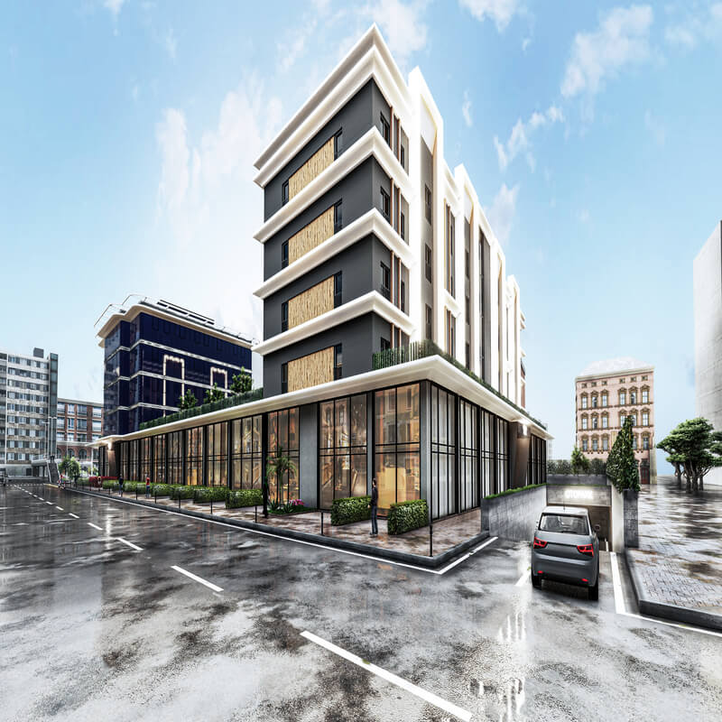 سينترال إي 5 – شقق تجارية ومكاتب على طريق الميتروباص في أفجلار