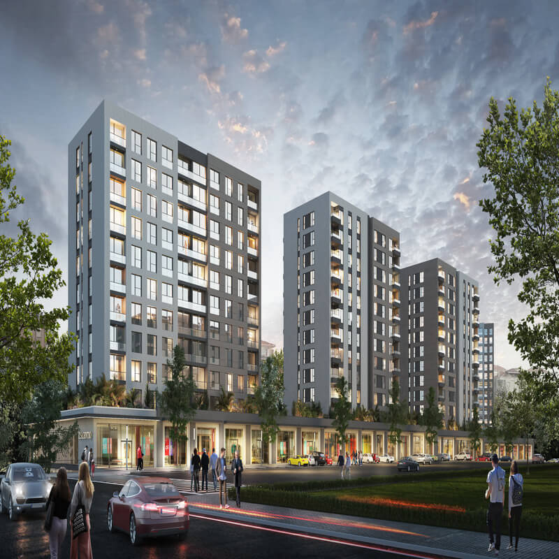 ديا سينترو – شقق سكنية ومحلات تجارية في توب كابي زيتن بورنو