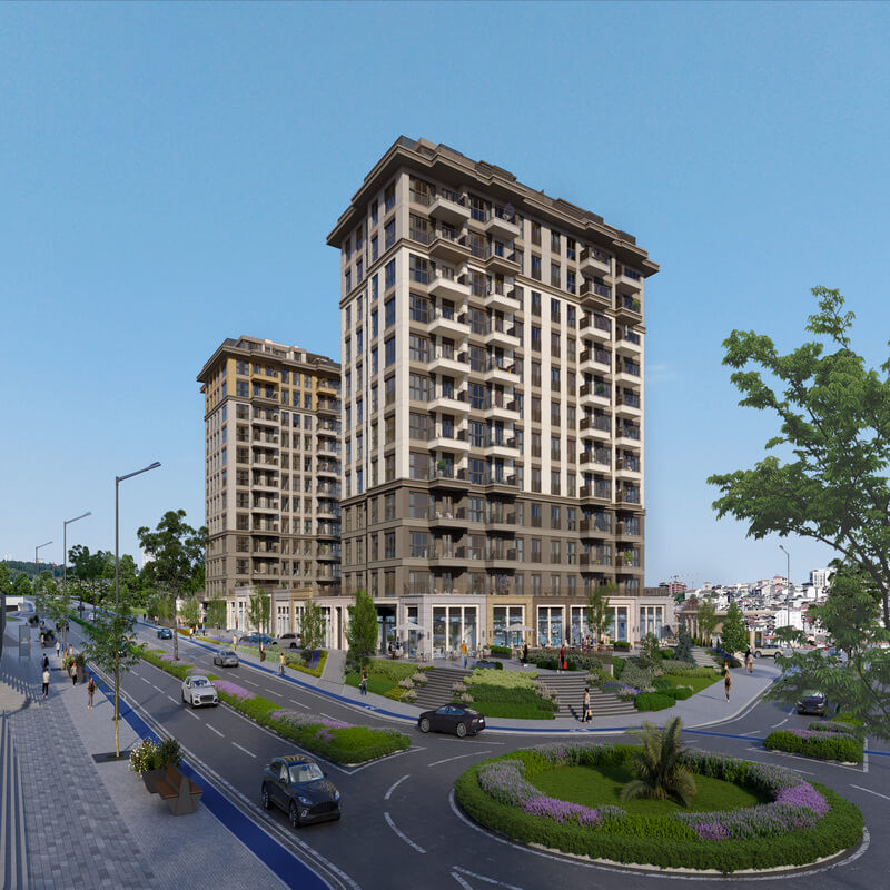 حياة فلورا – شقق سكنية فاخرة بإطلالات على البحيرة في كوتشوك تشكمجة إسطنبول